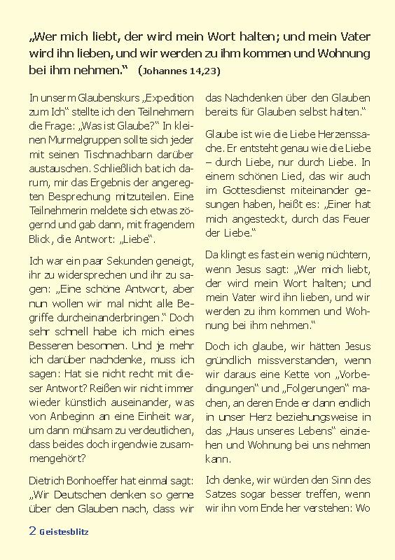 Gemeindebrief Juni 2016 - August 2016