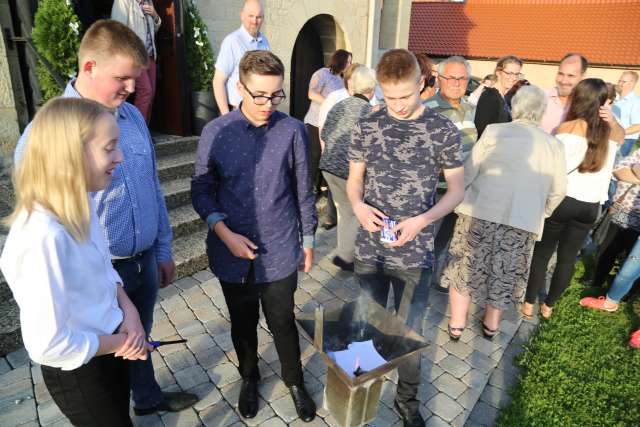 Beichtgottesdienst vor der Konfirmation in Coppengrave