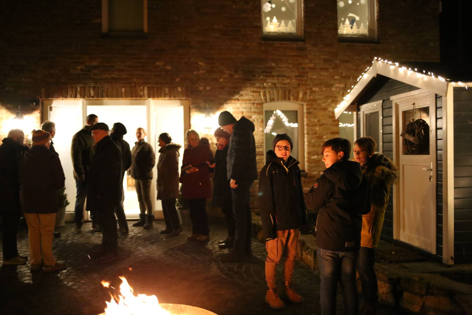 6. Türchen des "Lebendigen Adventskalenders" bei Familie Gustai in Fölziehausen