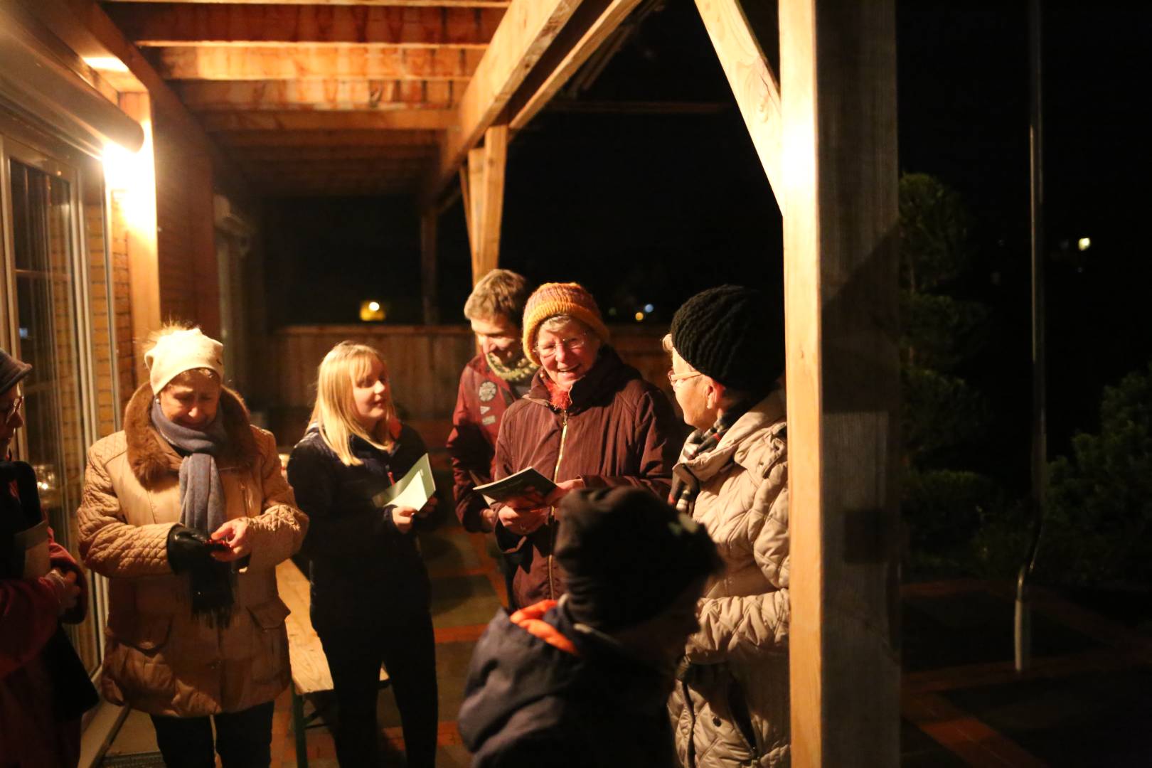 11. Türchen des "Lebendigen Adventskalenders" bei Familie Runge in Coppengrave