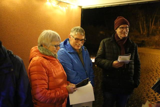 14. Türchen des "Lebendigen Adventskalenders" bei Familie Gieseke in Duingen