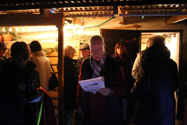 16. Türchen des "Lebendigen Adventskalenders" bei Familie Huwald in Duingen