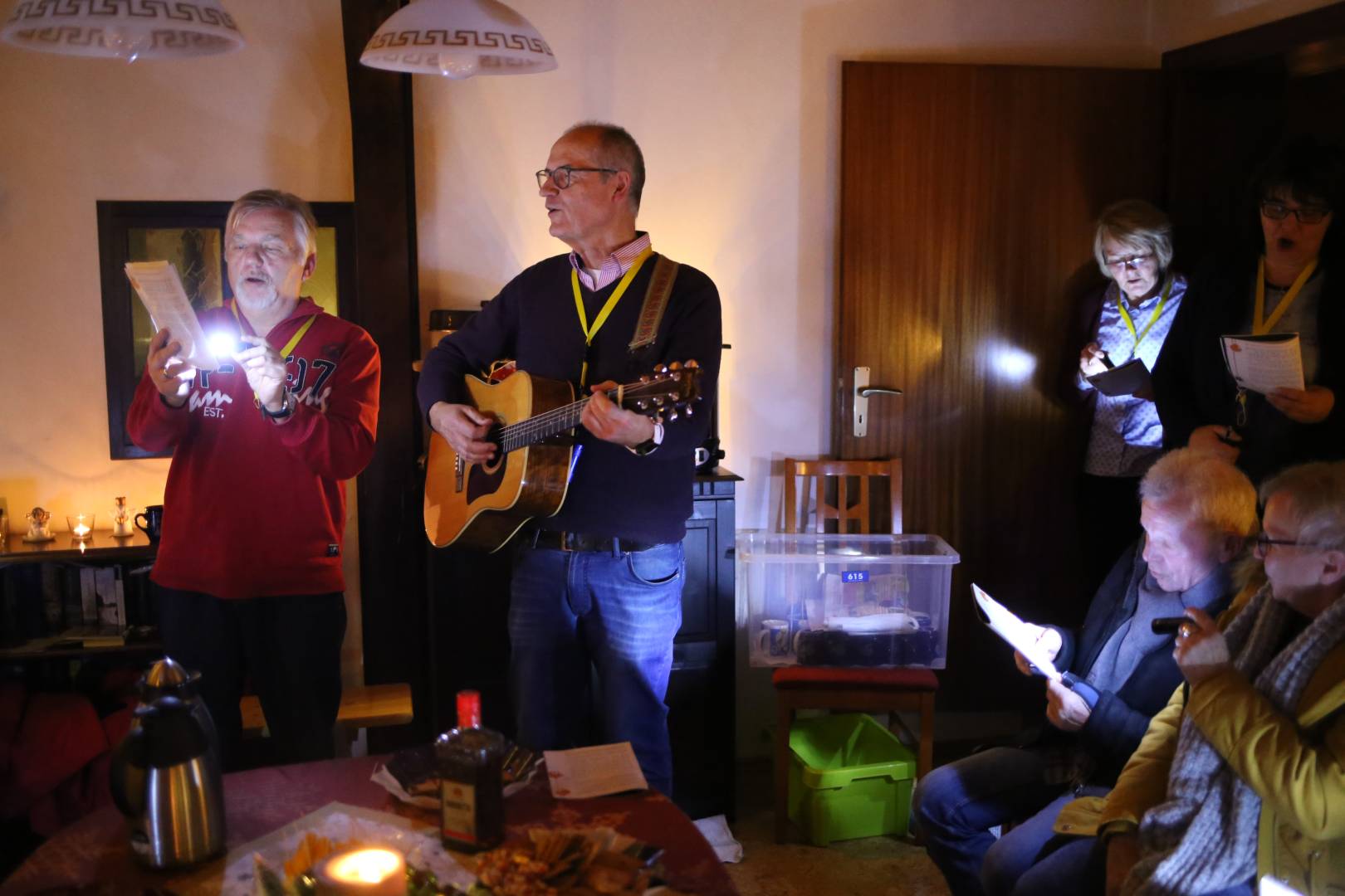 19. Türchen des "Lebendigen Adventskalenders" bei Familie Woscholski in Coppengrave