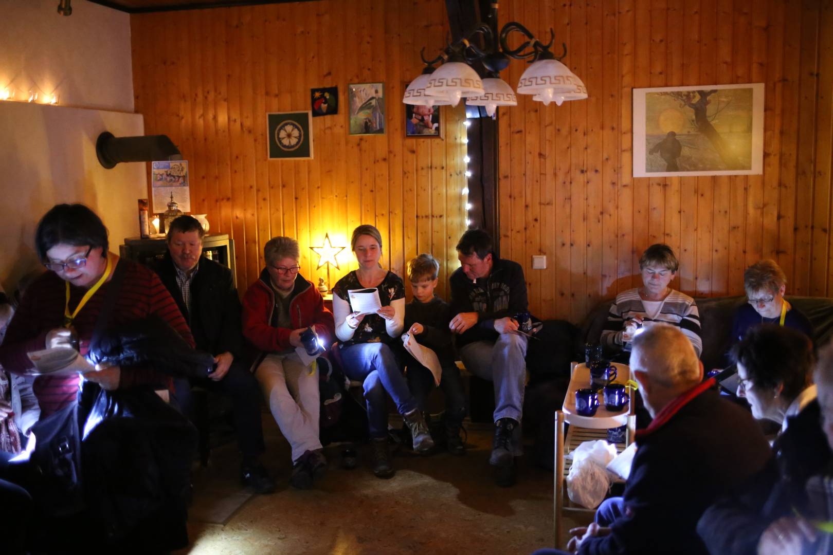 19. Türchen des "Lebendigen Adventskalenders" bei Familie Woscholski in Coppengrave