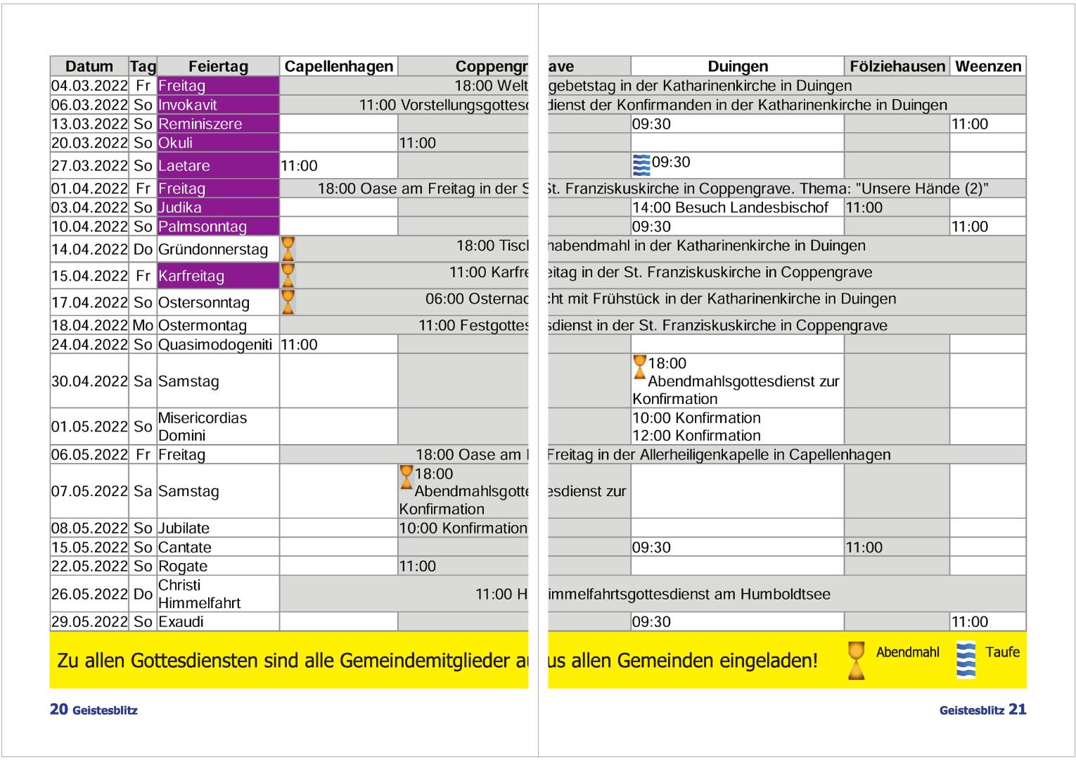 Gemeindebrief März 2022 - Mai 2022