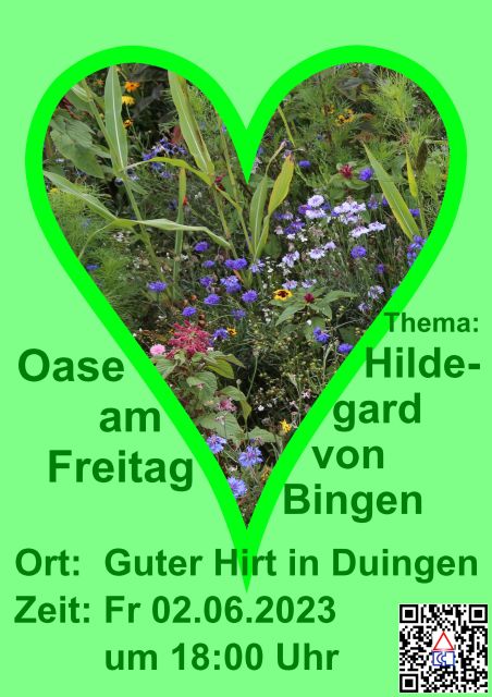 Oase am Freitag: Hildegard von Bingen