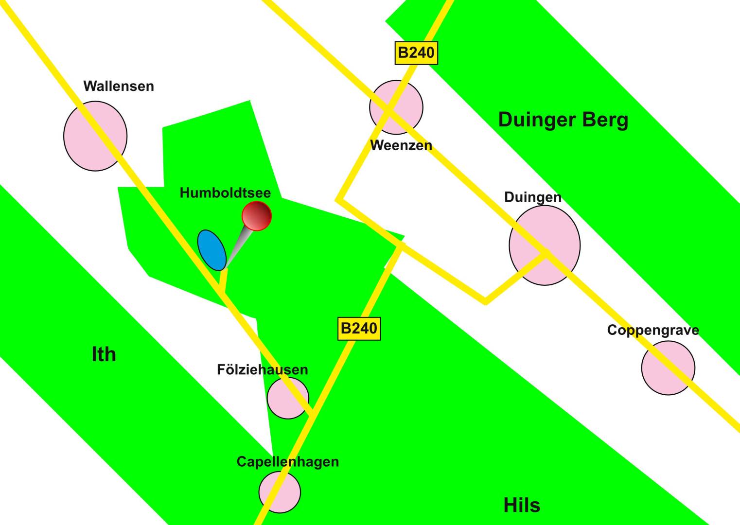 Anfahrt: Tauffest am Humboldtsee