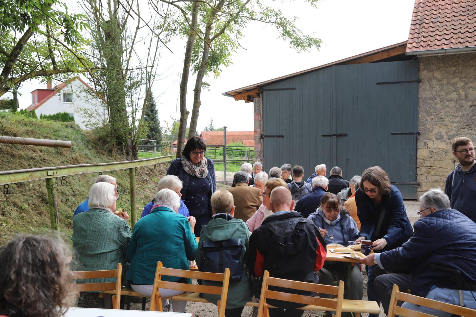 Ökumenisches Erntedankfest in der Reithalle in Coppengrave