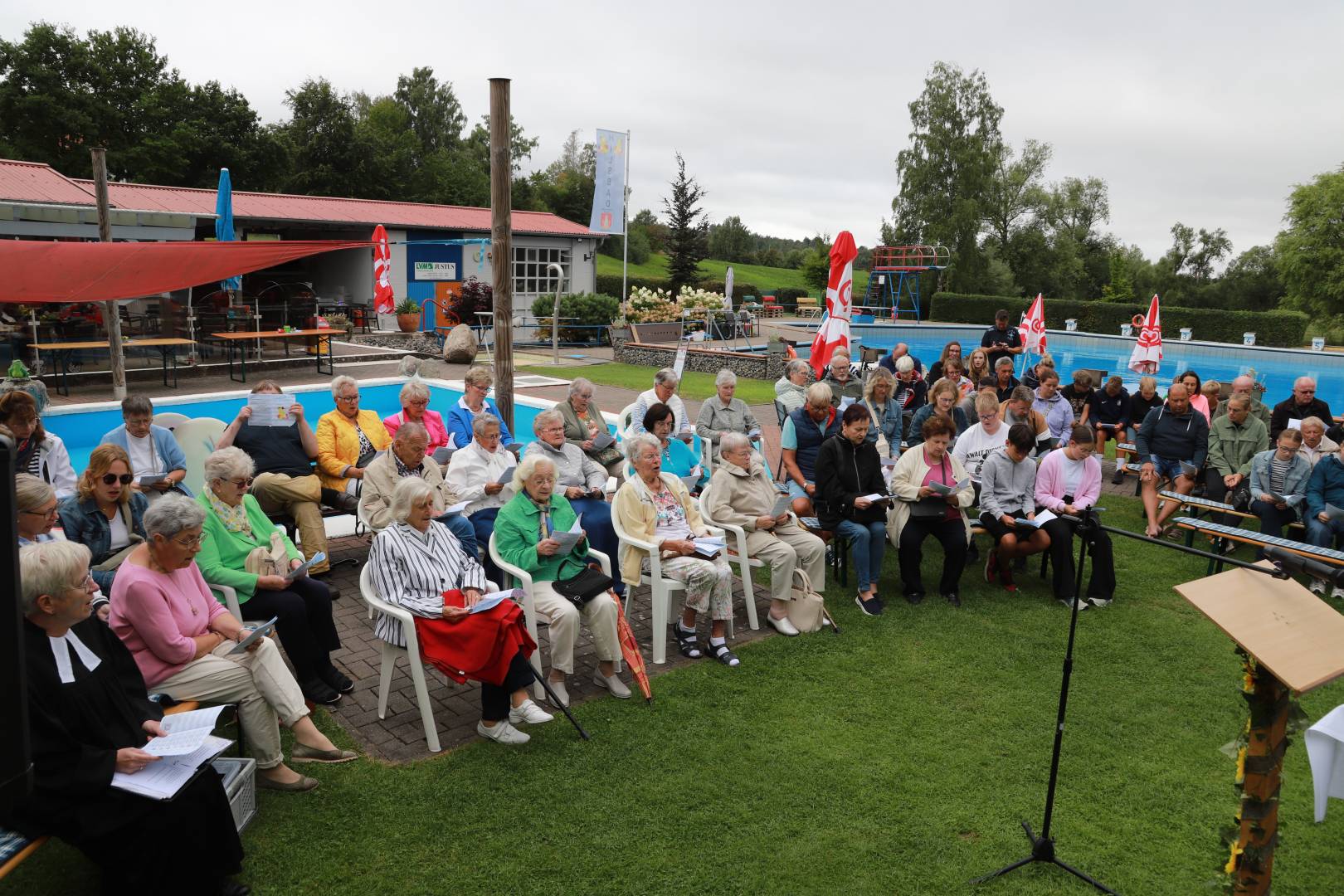Open-Air Gottesdienst im Hilsbad