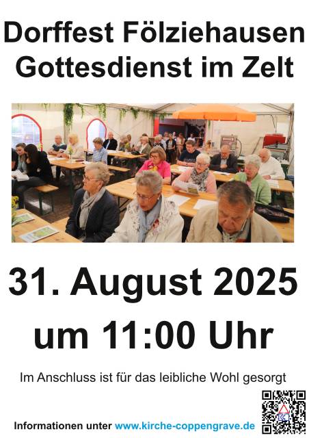 Gottesdienst zum Dorffest in Fölziehausen