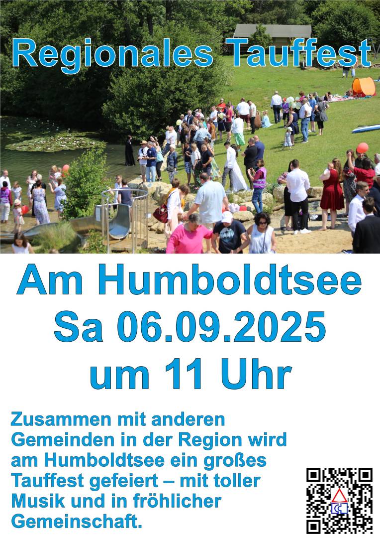Regionales Tauffest am Humboldtsee
