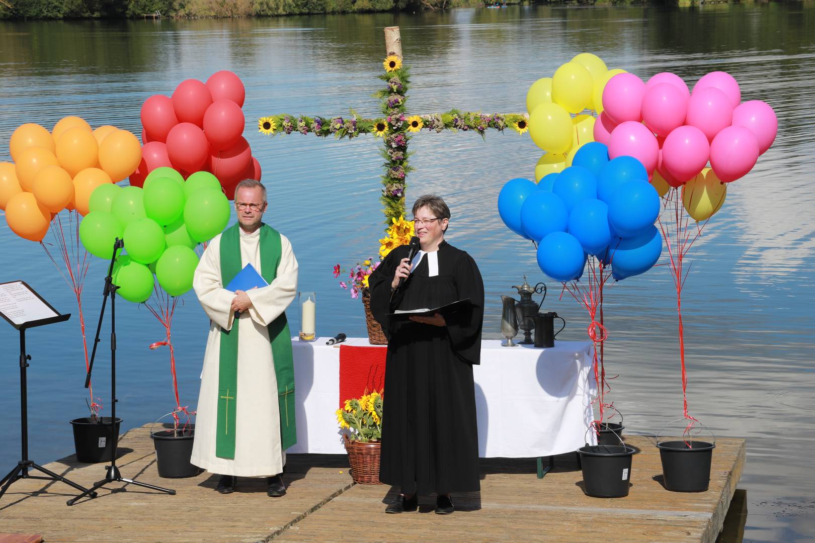Regionales Tauffest am Humboldtsee