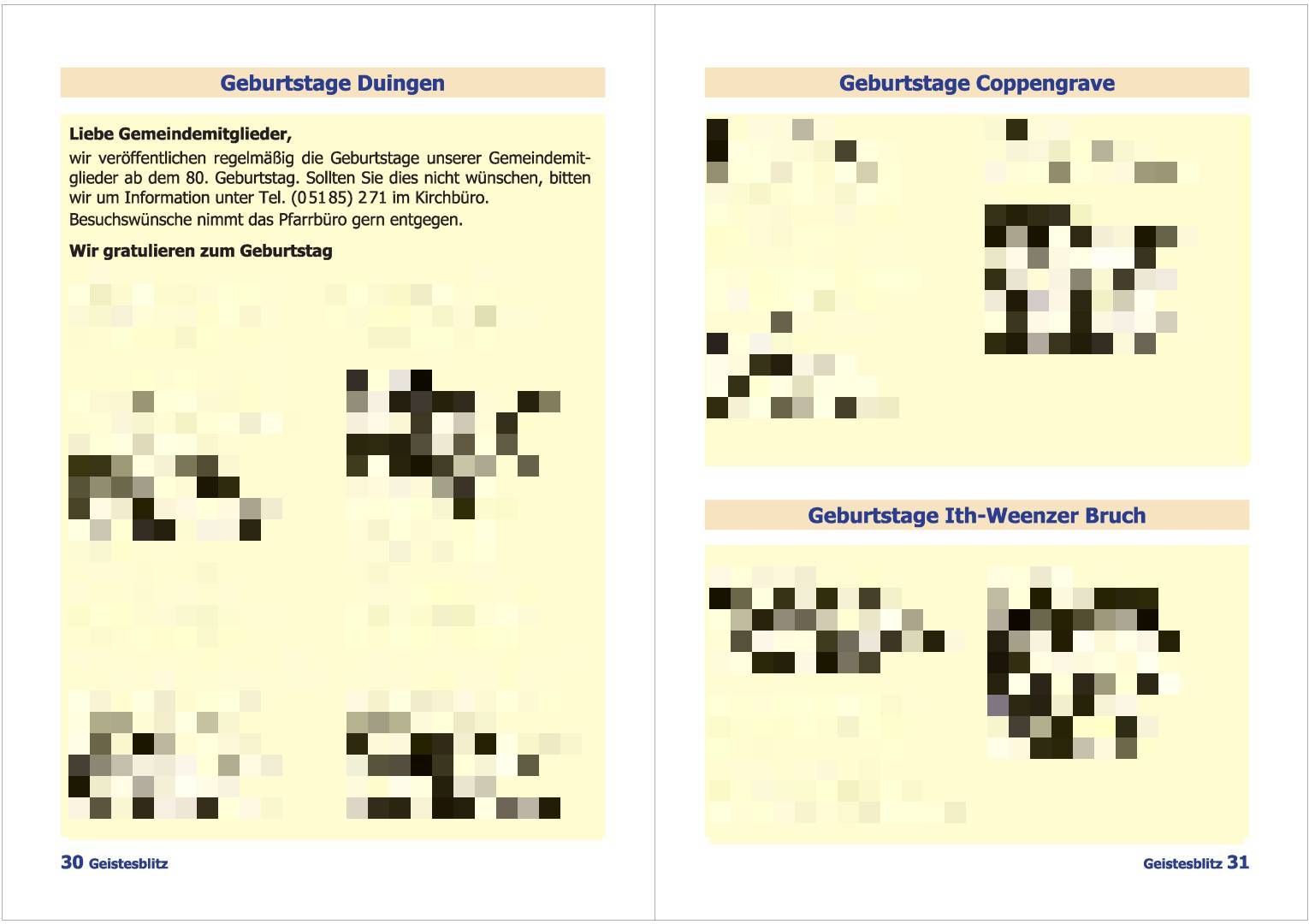 Gemeindebrief für die Monate Dezember 2025 - Februar 2026