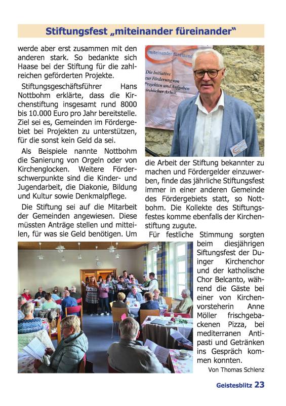 Gemeindebrief für die Monate Dezember 2025 - Februar 2026