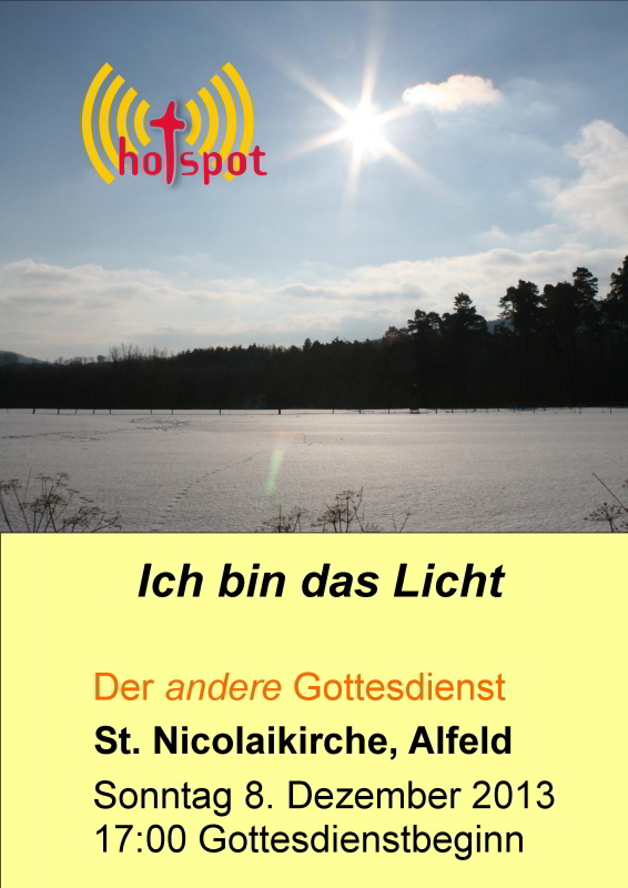 Plakat: Sonne ber Wald