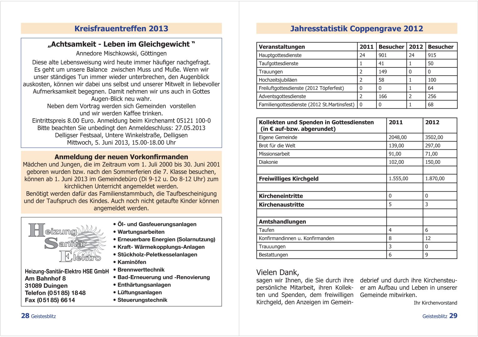 Gemeindebrief März - Mai 2013