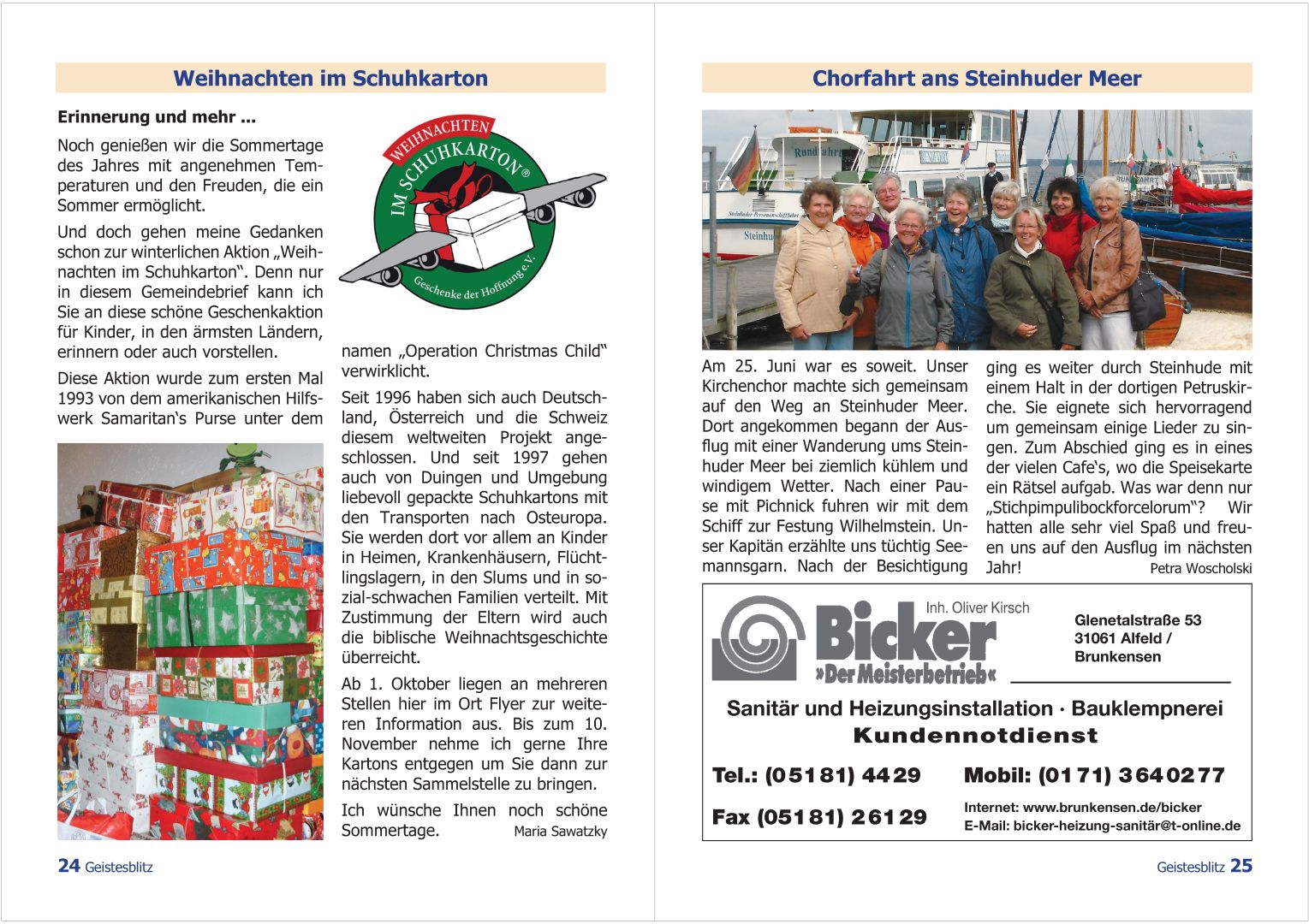 Gemeindebrief September - November 2013