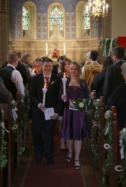 Konfirmation in der St. Franziskuskirche in Coppengrave