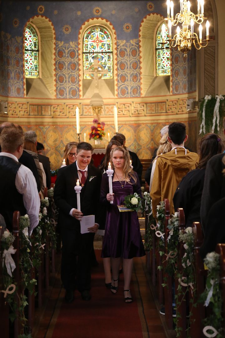 Konfirmation in der St. Franziskuskirche in Coppengrave