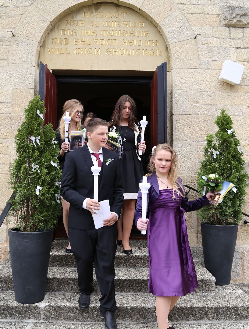 Konfirmation in der St. Franziskuskirche in Coppengrave