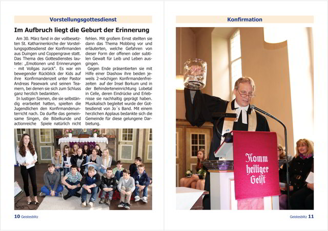 Gemeindebrief Juni - August 2014