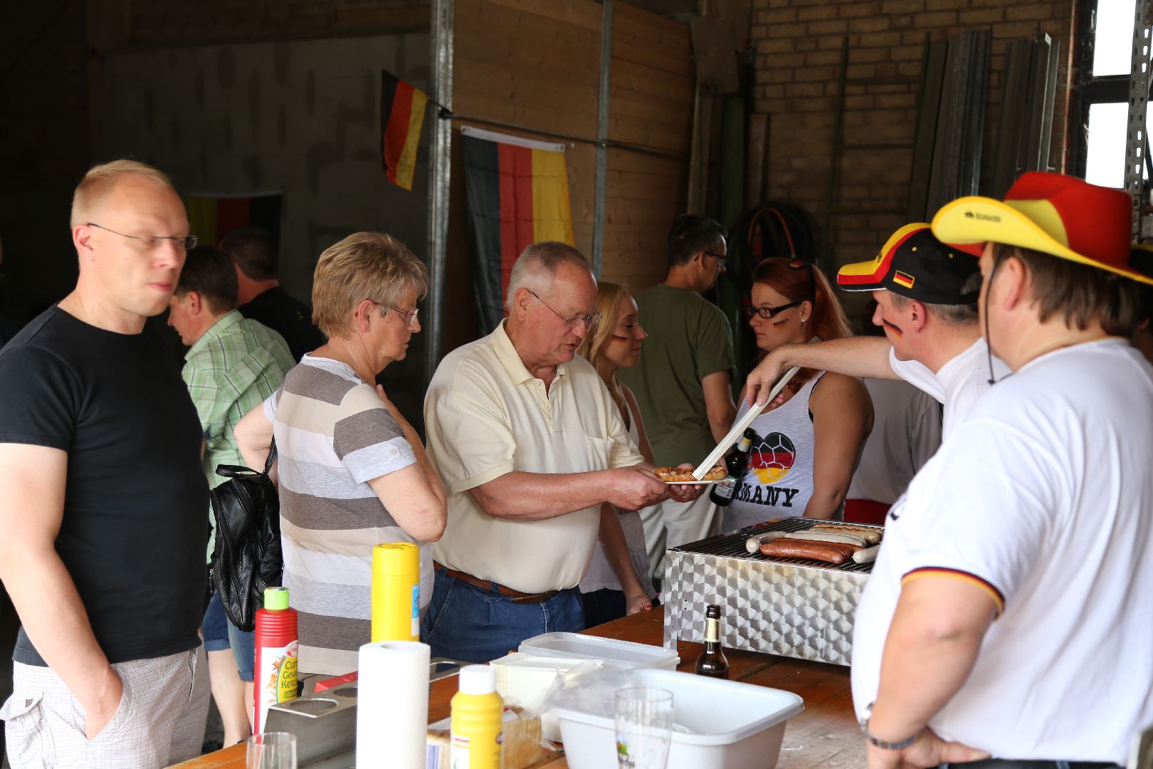 Viertelfinale Deutschland : Frankreich in Weenzen