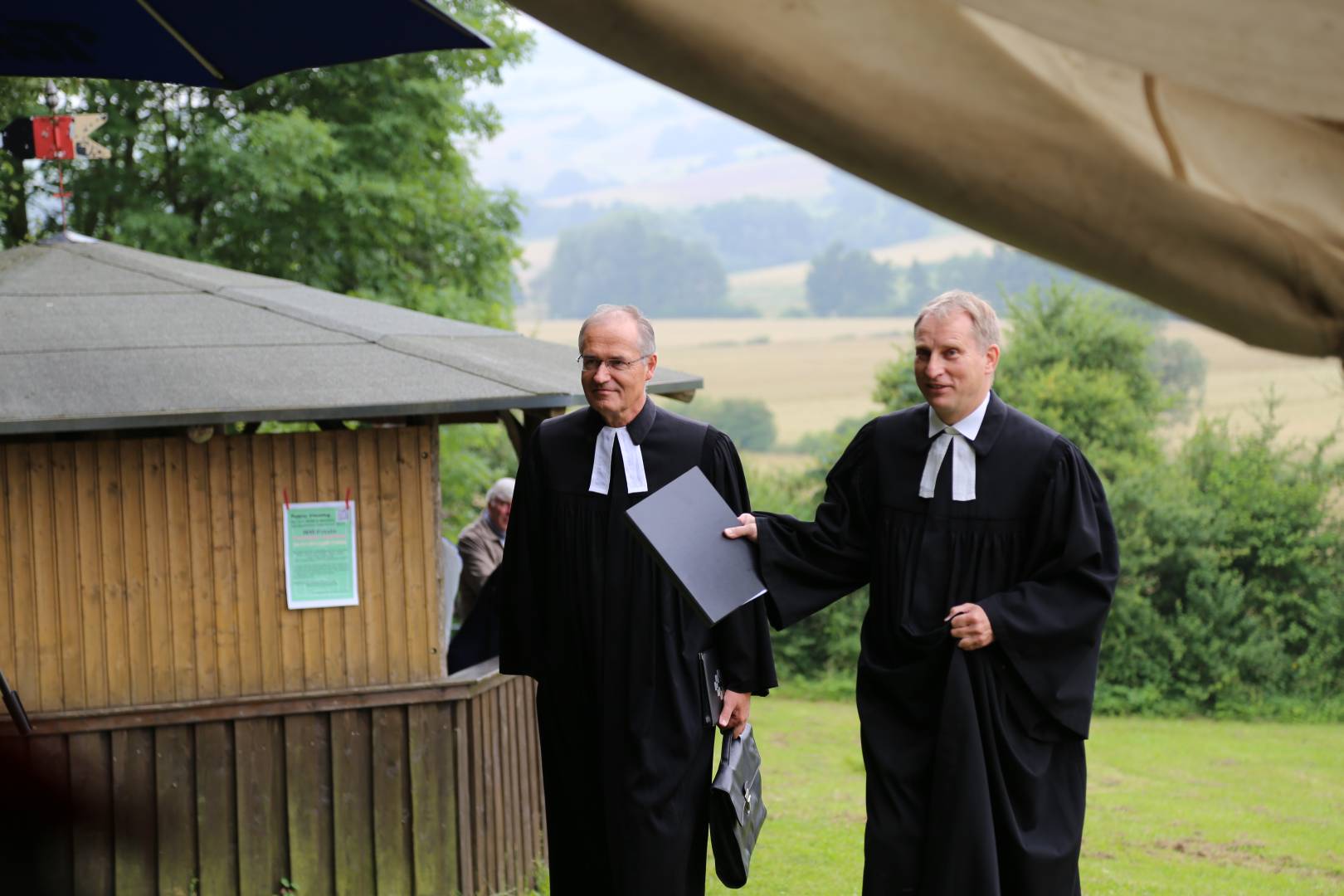 Freiluftgottesdienst an der Milchbrinkhütte in Capellenhagen