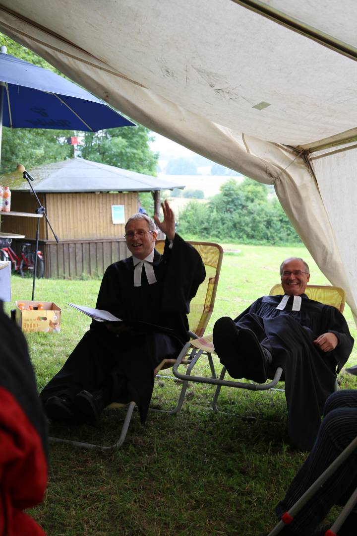 Freiluftgottesdienst an der Milchbrinkhütte in Capellenhagen