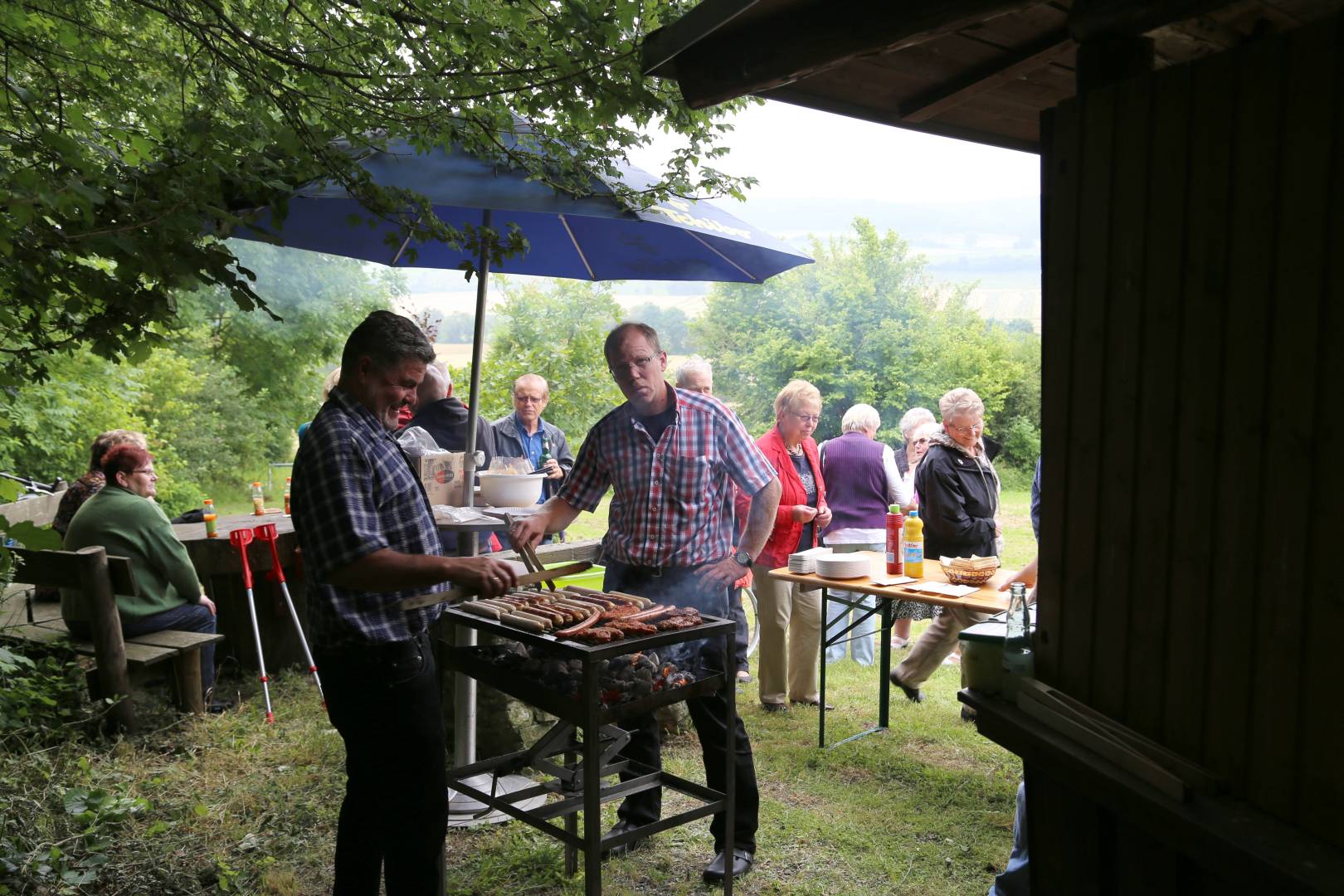 Freiluftgottesdienst an der Milchbrinkhütte in Capellenhagen