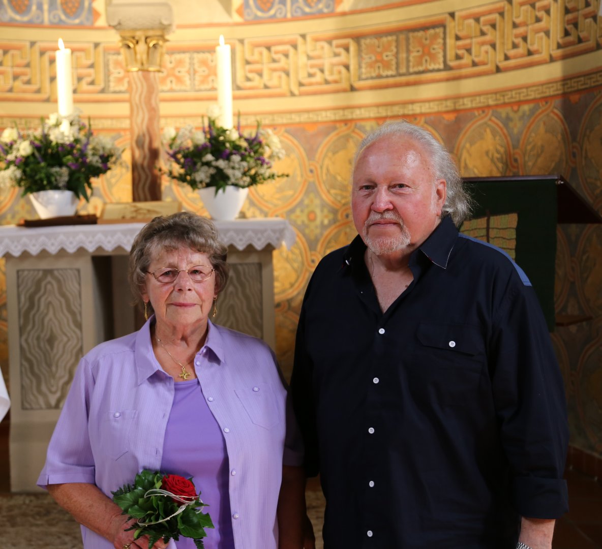 Goldene Hochzeit von Ursula und Helmut Jördens in der St. Franziskuskirche Coppengrave