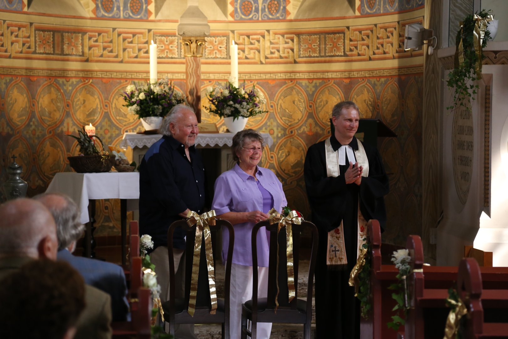 Goldene Hochzeit von Ursula und Helmut Jördens in der St. Franziskuskirche Coppengrave