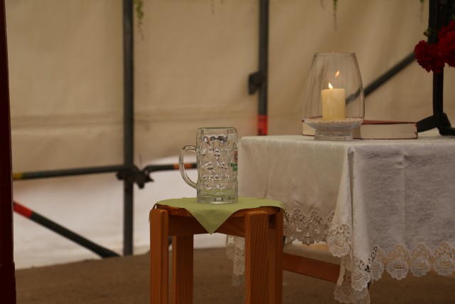 Gottesdienst zum Abschluss des Dorffestes in Fölziehausen.