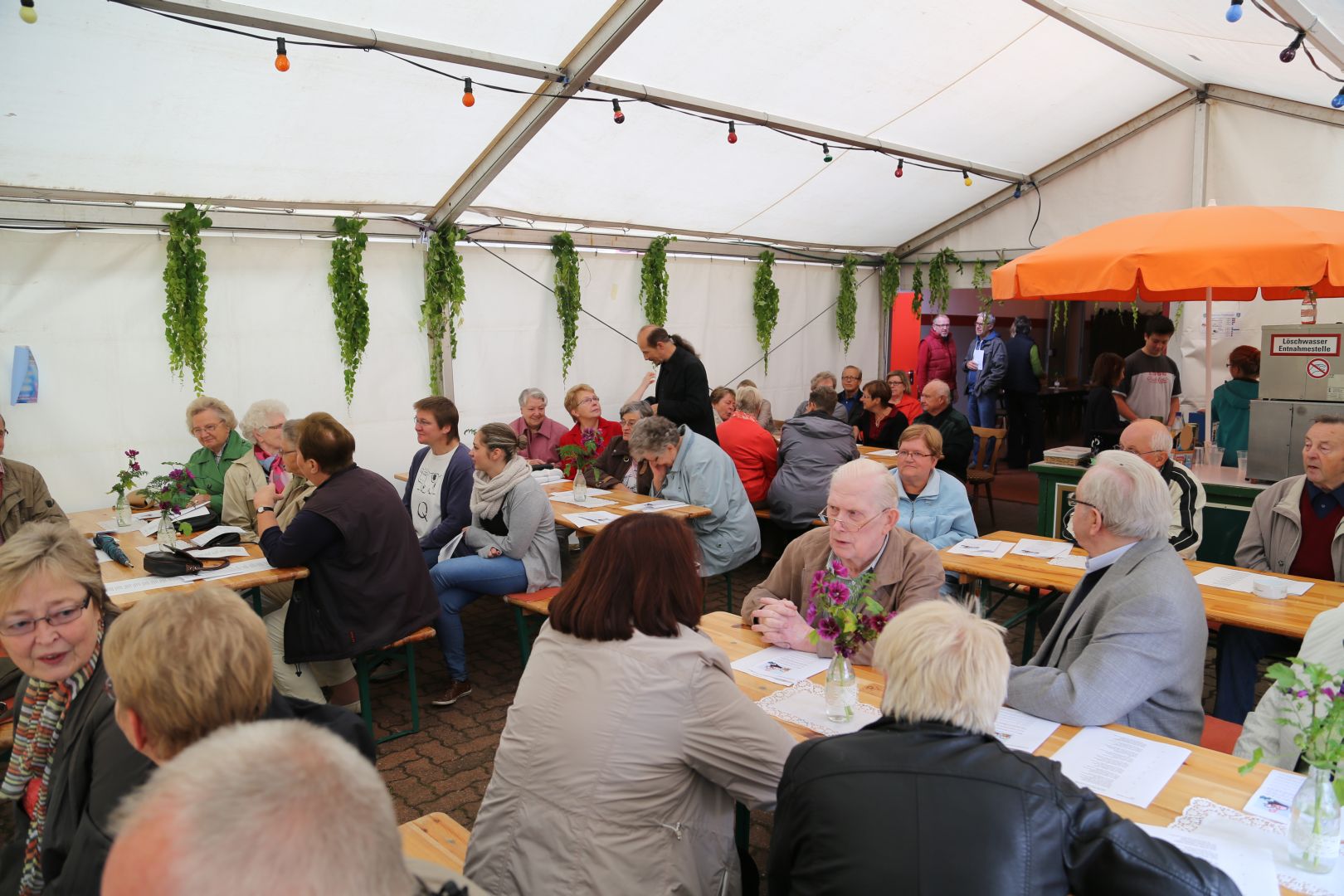 Gottesdienst zum Abschluss des Dorffestes in Fölziehausen.