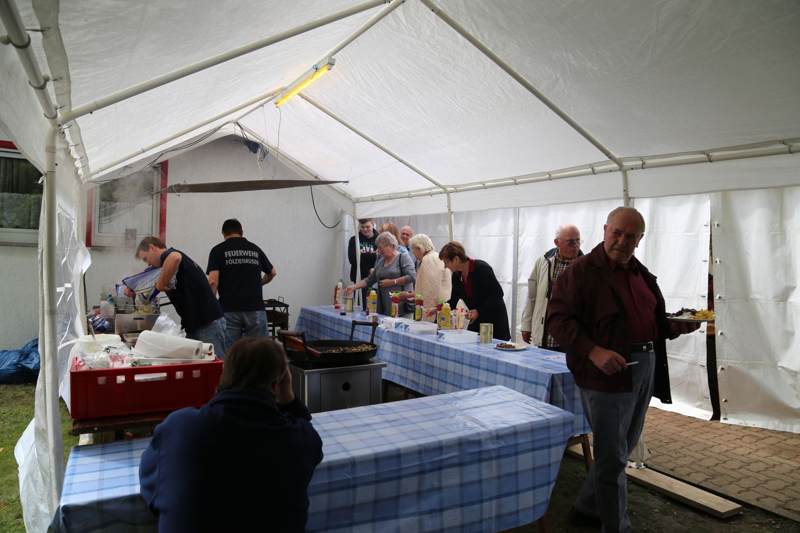 Gottesdienst zum Abschluss des Dorffestes in Fölziehausen.