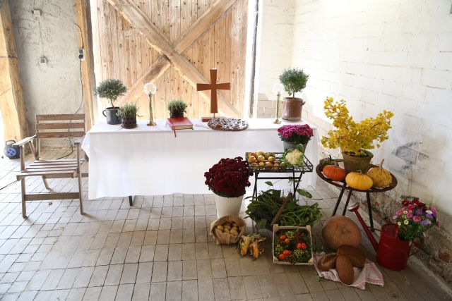 Ökumenischer Erntedankgottesdienst am Forsthaus am Papenkamp