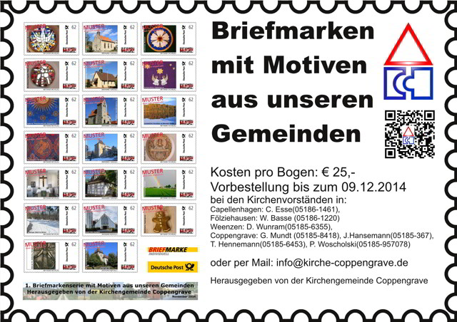 Briefmarken mit Motiven aus unseren Gemeinden