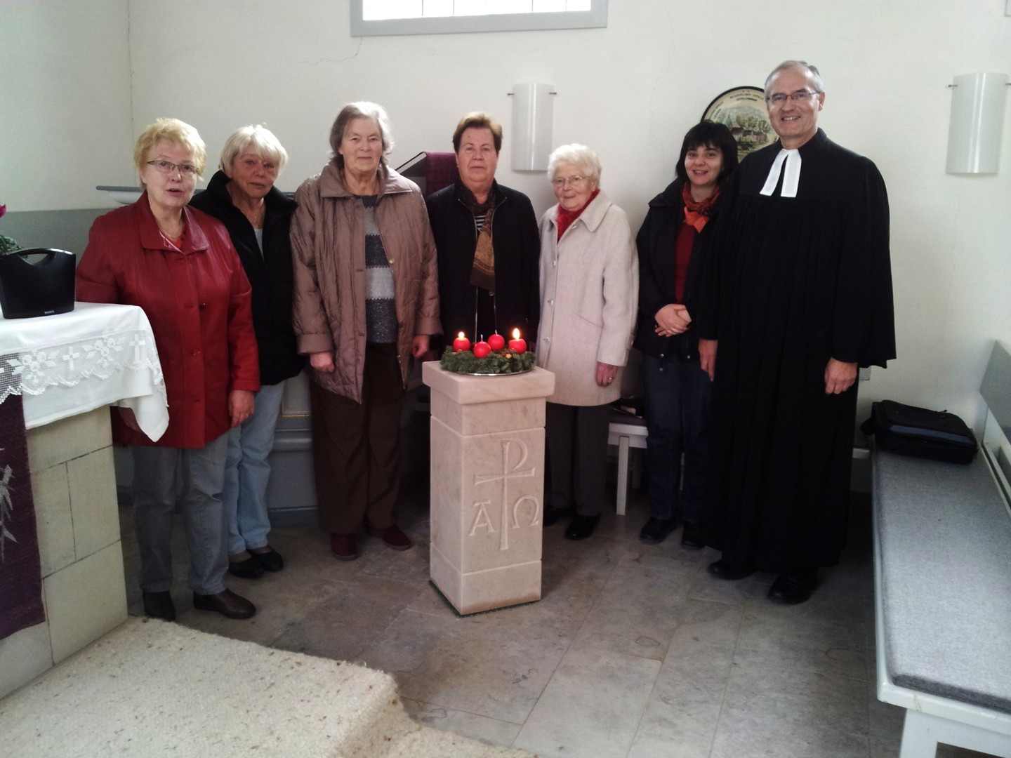 Taufstein für die Allerheiligen Kapelle in Capellenhagen