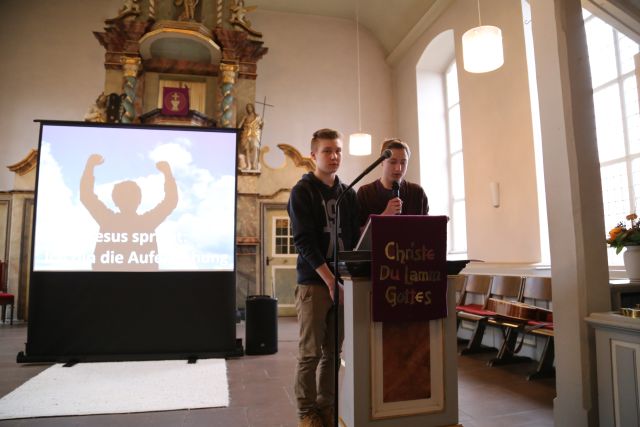 Vorstellungsgottesdienst der Konfirmanden