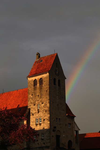 Regenbogen über der St. Franziskuskirche