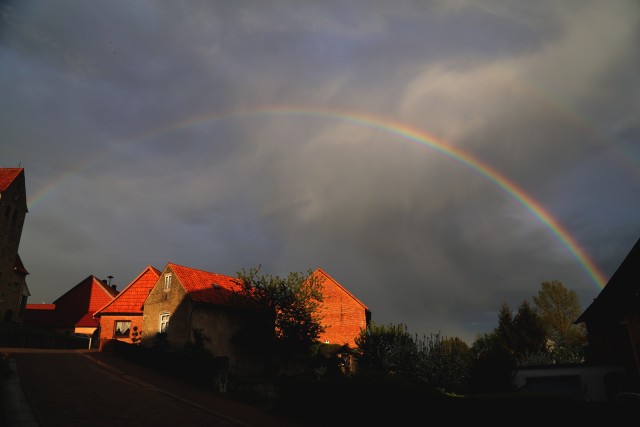 Regenbogen über der St. Franziskuskirche