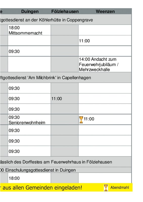 Gemeindebrief Juni 2015 - August 2015