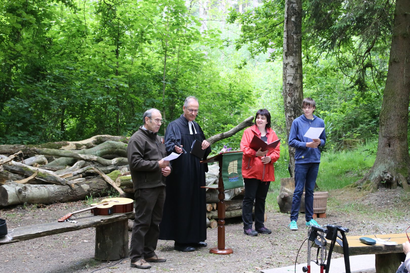 Freiluftgottesdienst an der Köhlerhütte