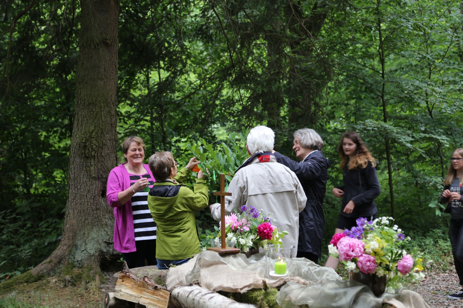 Freiluftgottesdienst an der Köhlerhütte