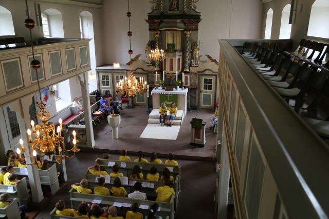 Gottesdienst zur Schulentlassung der 4, Klassen