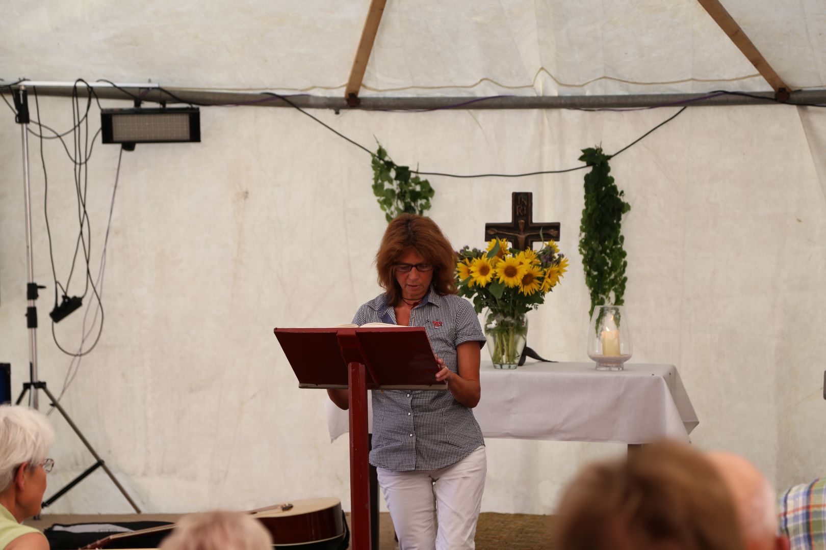 Gottesdienst zum Abschluss des Dorffestes in Fölziehausen.