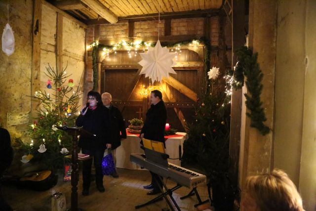 Scheunengottesdienst am 4. Advent am Forsthaus am Papenkamp