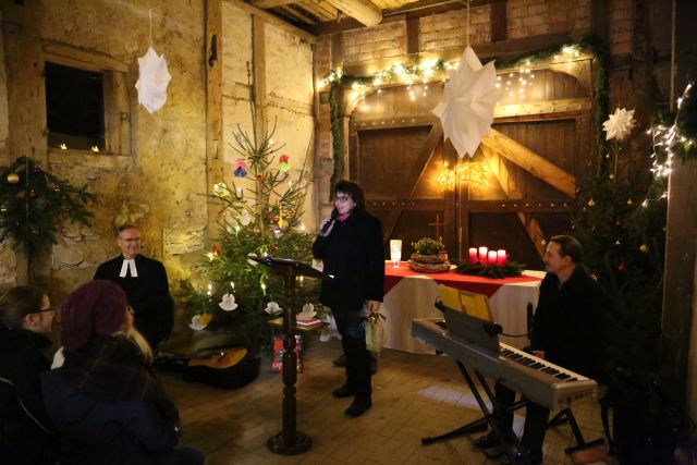 Scheunengottesdienst am 4. Advent am Forsthaus am Papenkamp