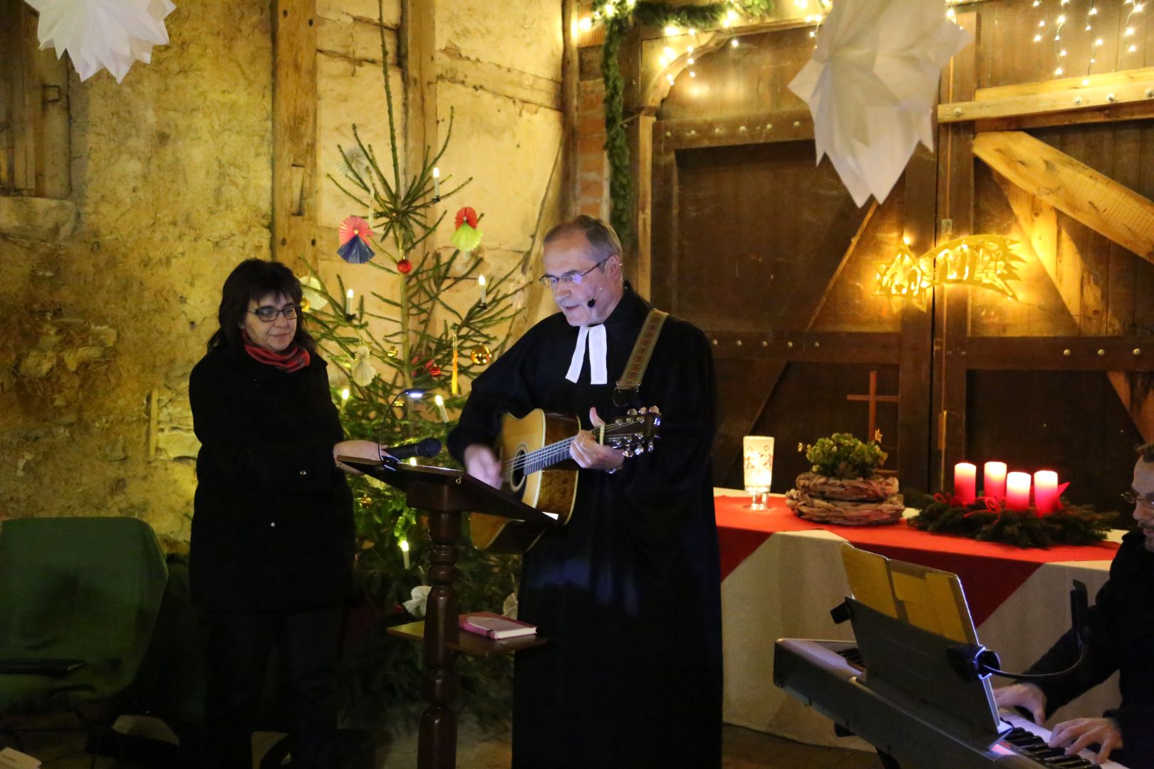 Scheunengottesdienst am 4. Advent am Forsthaus am Papenkamp