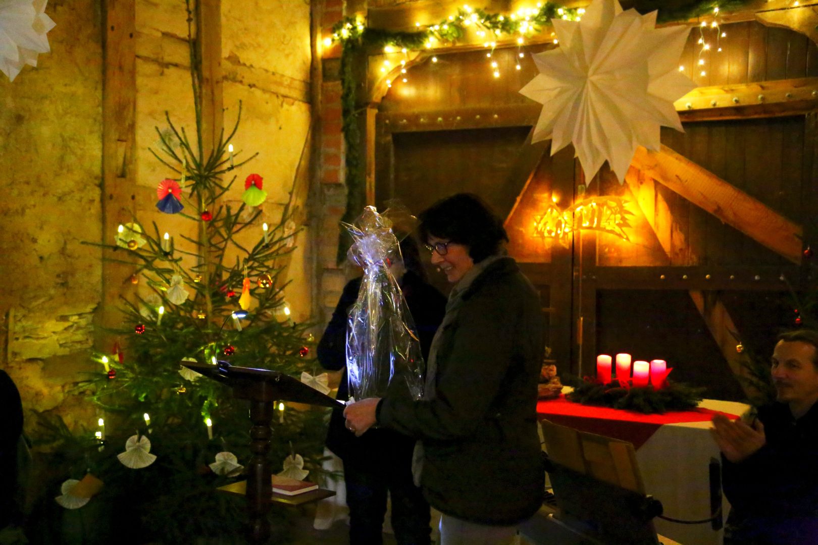 Scheunengottesdienst am 4. Advent am Forsthaus am Papenkamp