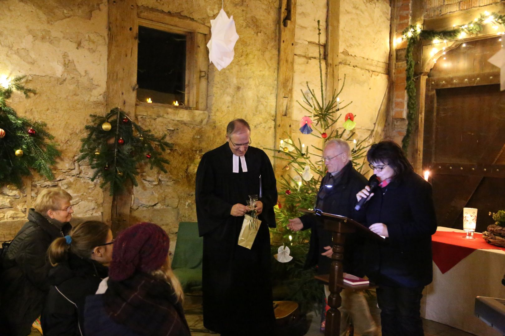 Scheunengottesdienst am 4. Advent am Forsthaus am Papenkamp